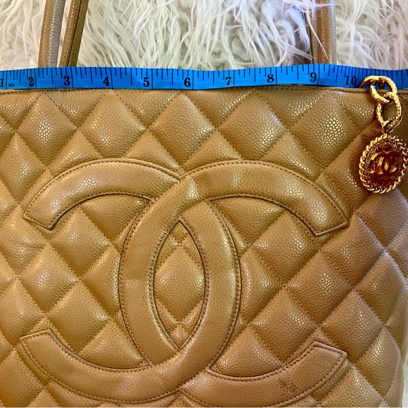 Chanel Medallion Tote 24k Gold Plated Hardware - Picture 9 of 15